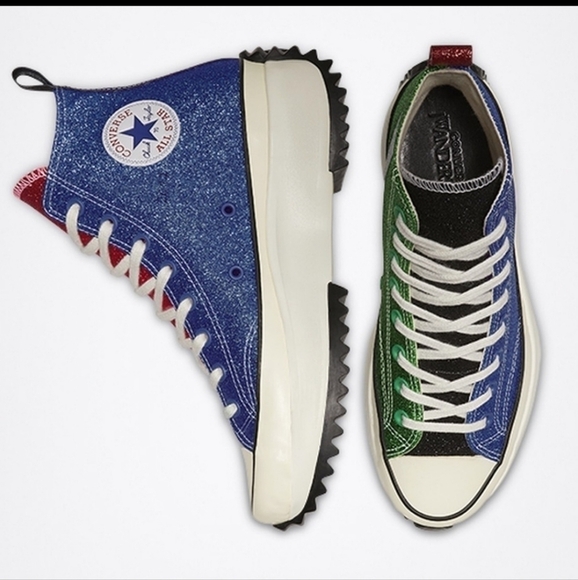 JW Anderson x Converse Run Star Hike platform glitter multiColor - Picture 3 of 8